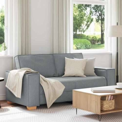 Dvosjed Sofa Svijetlo siva 140 cm Tkanina - Svjetlosiva 140 cm Cijena
