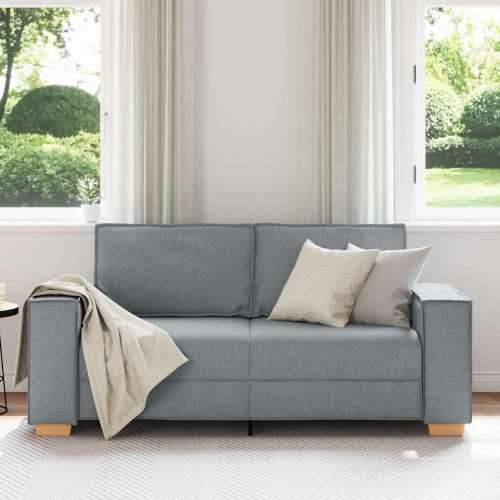 Dvosjed Sofa Svijetlo siva 140 cm Tkanina - Svjetlosiva 140 cm Cijena