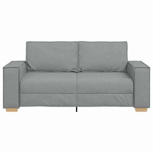 Dvosjed Sofa Svijetlo siva 140 cm Tkanina - Svjetlosiva 140 cm Cijena