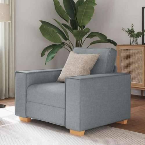 Sofa fotelja svijetlo siva 60 cm tkanina - Svjetlosiva 60 cm Cijena
