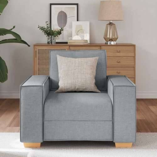 Sofa fotelja svijetlo siva 60 cm tkanina - Svjetlosiva 60 cm Cijena