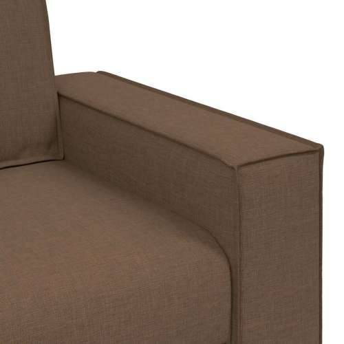 Dvosjed Smeđi 120 cm Tkanina - Smeđa 120 cm Cijena