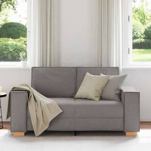 Dvosjed Kauč Taupe 120 cm Tkanina - Sivo-smeđa 120 cm Cijena