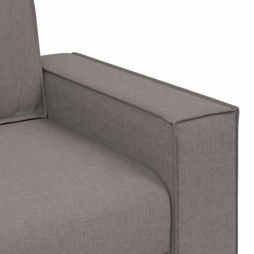 Dvosjed Kauč Taupe 120 cm Tkanina - Sivo-smeđa 120 cm Cijena
