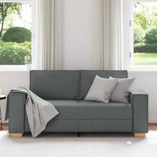 Dvosjed Sofa Tamno siva 140 cm Tkanina - Tamno siva 140 cm Cijena