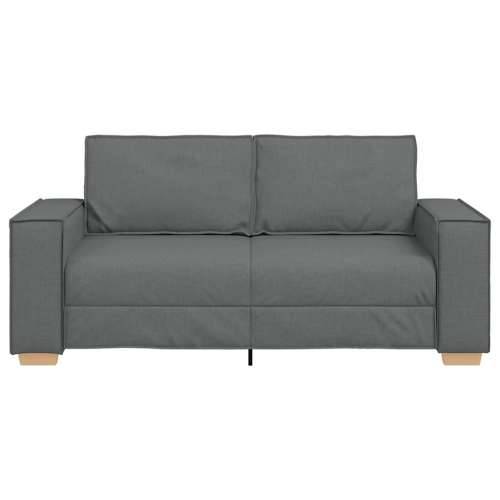 Dvosjed Sofa Tamno siva 140 cm Tkanina - Tamno siva 140 cm Cijena