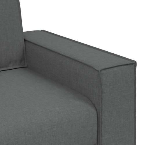 Dvosjed Sofa Tamno siva 140 cm Tkanina - Tamno siva 140 cm Cijena