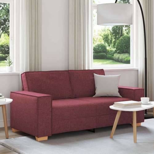 Dvosjed Kauč Vino Crvena 140 cm Tkanina - boja crnog vina 140 cm Cijena