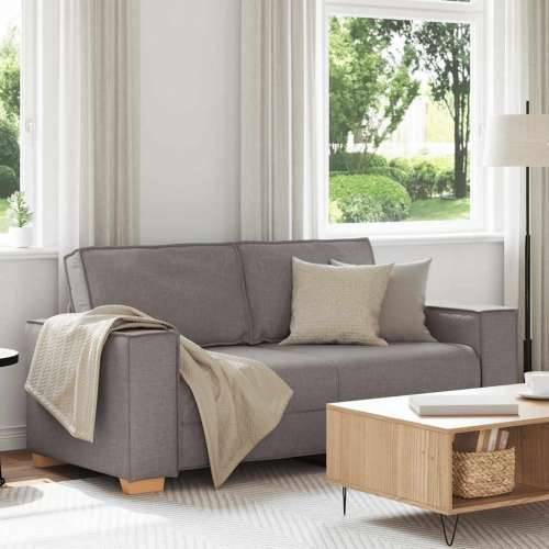 Dvosjed Kauč Taupe 140 cm Tkanina - Sivo-smeđa 140 cm Cijena