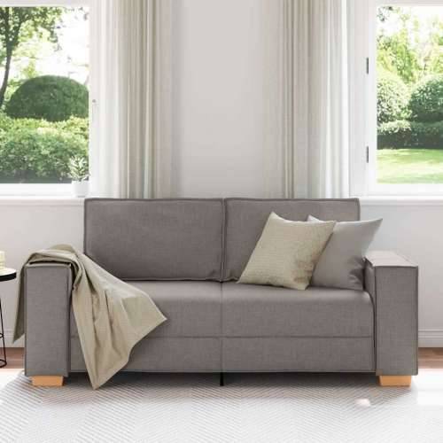 Dvosjed Kauč Taupe 140 cm Tkanina - Sivo-smeđa 140 cm Cijena