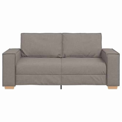 Dvosjed Kauč Taupe 140 cm Tkanina - Sivo-smeđa 140 cm Cijena