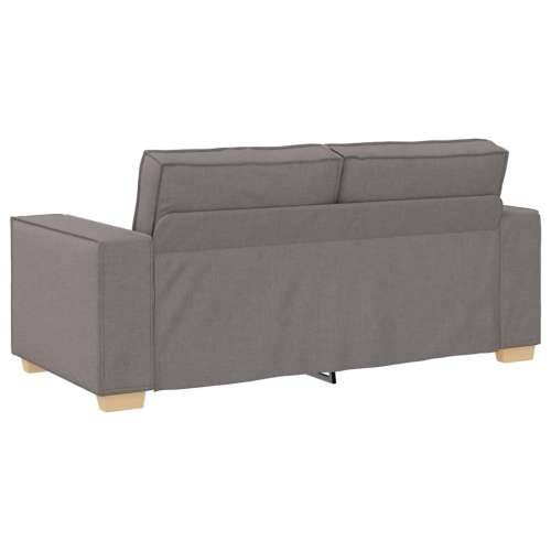 Dvosjed Kauč Taupe 140 cm Tkanina - Sivo-smeđa 140 cm Cijena