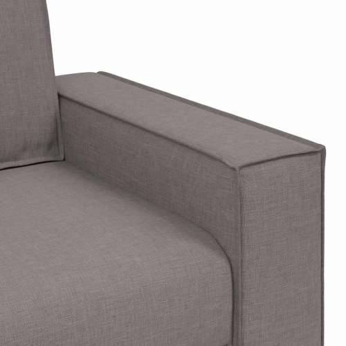 Dvosjed Kauč Taupe 140 cm Tkanina - Sivo-smeđa 140 cm Cijena