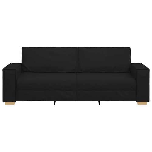 Trosjed Kauč Crni 180 cm Tkanina - Crna 180 cm Cijena