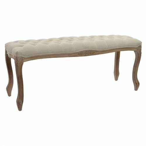 Stolac DKD Home Decor   110 x 37 x 48 cm Prirodno Bež Drvo Kaučukovac Cijena