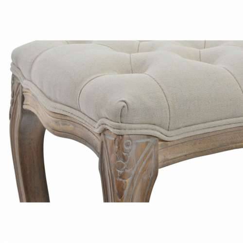Stolac DKD Home Decor   110 x 37 x 48 cm Prirodno Bež Drvo Kaučukovac Cijena