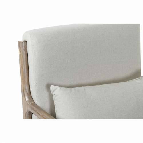 Fotelja DKD Home Decor 66 x 79 x 75 cm Sixties Bež Drvo Plastika Cijena