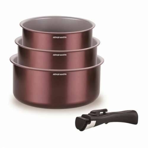 Lonci Arthur Martin Prune Aluminij Ø 18 cm Ø 20 cm Ø 16 cm 4 Dijelovi (3 kom.) Cijena