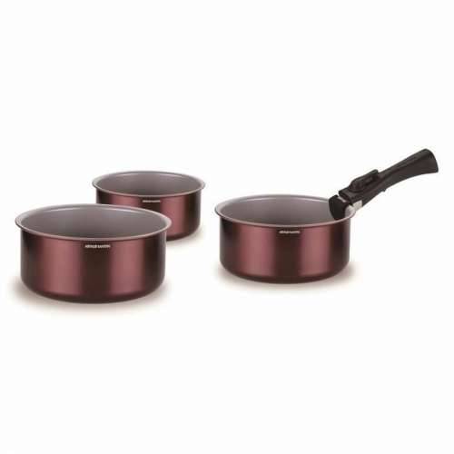Lonci Arthur Martin Prune Aluminij Ø 18 cm Ø 20 cm Ø 16 cm 4 Dijelovi (3 kom.) Cijena