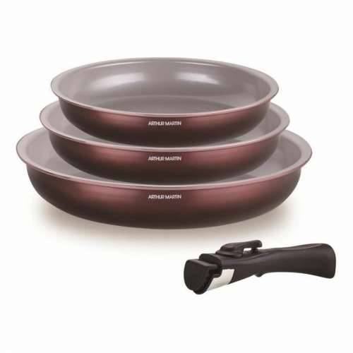 Tava Arthur Martin Prune Aluminij Ø 24 cm Ø 20 cm Ø 28 cm (3 kom.) Cijena