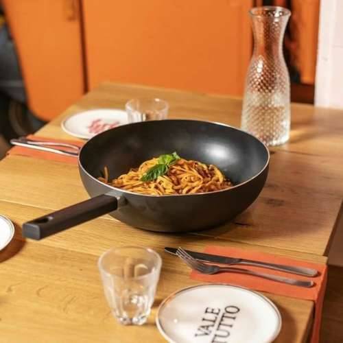 Tava za Wok Livoo Crna Aluminij Ø 32 cm Cijena