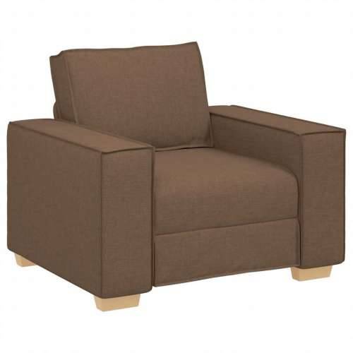 Sofa fotelja smeđa 60 cm tkanina - Smeđa 60 cm Cijena