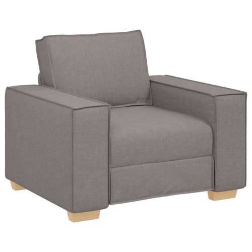 Sofa fotelja taupe 60 cm tkanina - Sivo-smeđa 60 cm Cijena