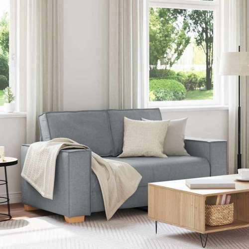 Dvosjed Sofa Svijetlo siva 120 cm Tkanina - Svjetlosiva 120 cm Cijena