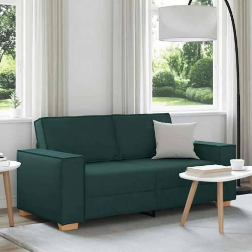 Dvosjed Sofa Tamnozelena 140 cm Tkanina - Tamnozelena 140 cm Cijena