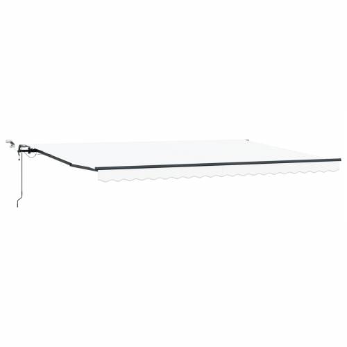 Automatska uvlačiva tenda s LED bijela 500x300 cm Cijena