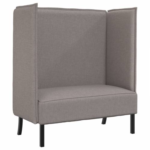 Highback Sofa Smeđesiva 109x56x121 cm Tkanina Cijena