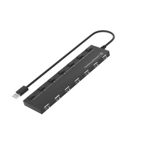 Hub USB Conceptronic 110516507101 Crna 90 cm 7 u 1 (1 kom.) Cijena