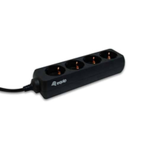 Produžni Kabel s 4 Utičnice bez Prekidača Equip 333281 Crna 1,1 m Cijena
