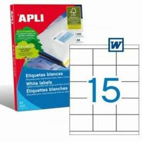 Ljepila / etikete Apli Labels 70 x 50.8mm 100 Listovi 70 x 50,8 mm Cijena