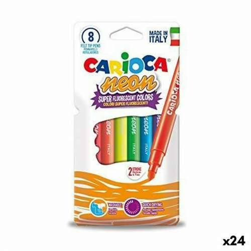 Set Fluorescentnih Markera Carioca Neon Pisana (24 kom.) Cijena