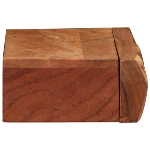 Zidne police 2 kom 40x17x8 cm od masivnog bagremovog drva - 40 x 17 x 8 cm 1 2 Cijena