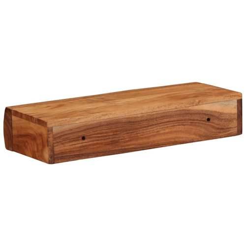 Zidne police 2 kom 40x17x8 cm od masivnog bagremovog drva - 40 x 17 x 8 cm 1 2 Cijena