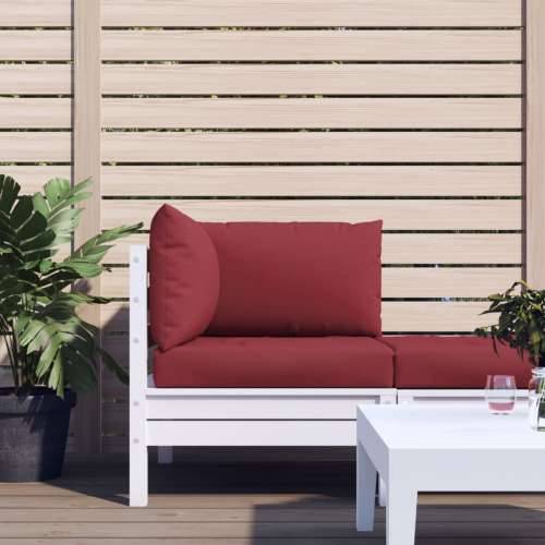 Jastuci za sofu od paleta 3 kom crvena boja vina od tkanine - boja crnog vina 1 kutna sofa Cijena