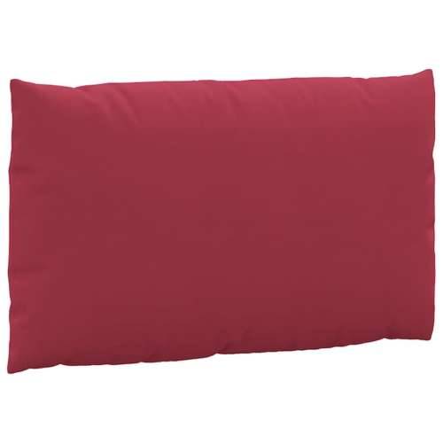 Jastuci za sofu od paleta 3 kom crvena boja vina od tkanine - boja crnog vina 1 kutna sofa Cijena