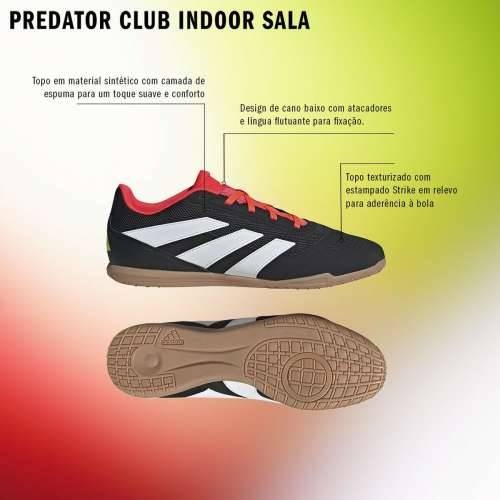 Tenisice za Futsal za Odrasle Adidas Sala Predator Club In Crna Cijena