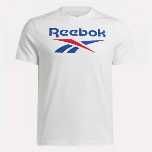 Muška Majica Kratkih Rukava Reebok Identity Big Stacked Logo Bijela Cijena