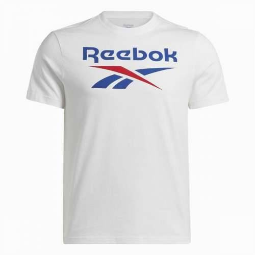 Muška Majica Kratkih Rukava Reebok Identity Big Stacked Logo Bijela Cijena
