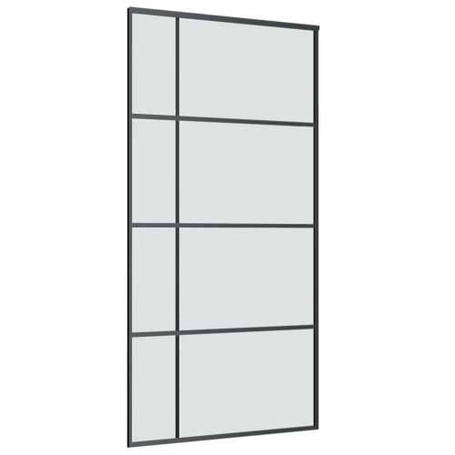 Klizna vrata s priborom 102,5x205 cm od stakla ESG i aluminija - 102.5 x 205 cm (213.5 cm) 1 matt Cijena