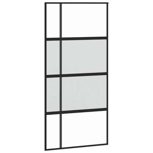 Klizna vrata s priborom 102,5x205 cm kaljeno staklo i aluminij - 102.5 x 205 cm (213.5 cm) 1 matt and transparent Cijena