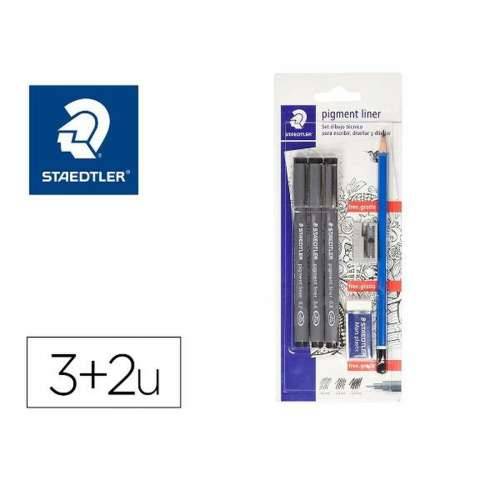 Trajni marker Staedtler 308 SBK3P2 Crna (3 Dijelovi) Cijena