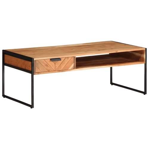 Stolić za kavu 110 x 55 x 40 cm od masivnog bagremovog drva Cijena