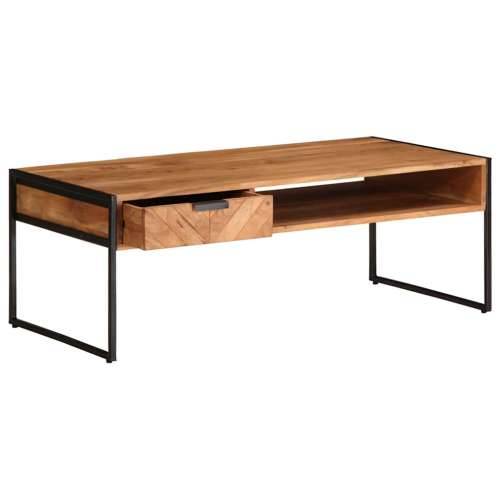 Stolić za kavu 110 x 55 x 40 cm od masivnog bagremovog drva Cijena