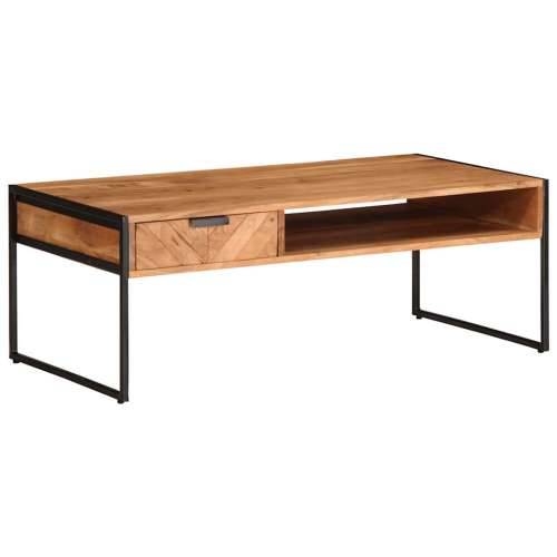 Stolić za kavu 110 x 55 x 40 cm od masivnog bagremovog drva Cijena