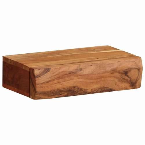 Zidne police 2 kom 30x17x8 cm od masivnog bagremovog drva - 30 x 17 x 8 cm 1 2 Cijena