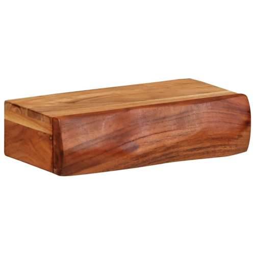 Zidne police 2 kom 30x17x8 cm od masivnog bagremovog drva - 30 x 17 x 8 cm 1 2 Cijena